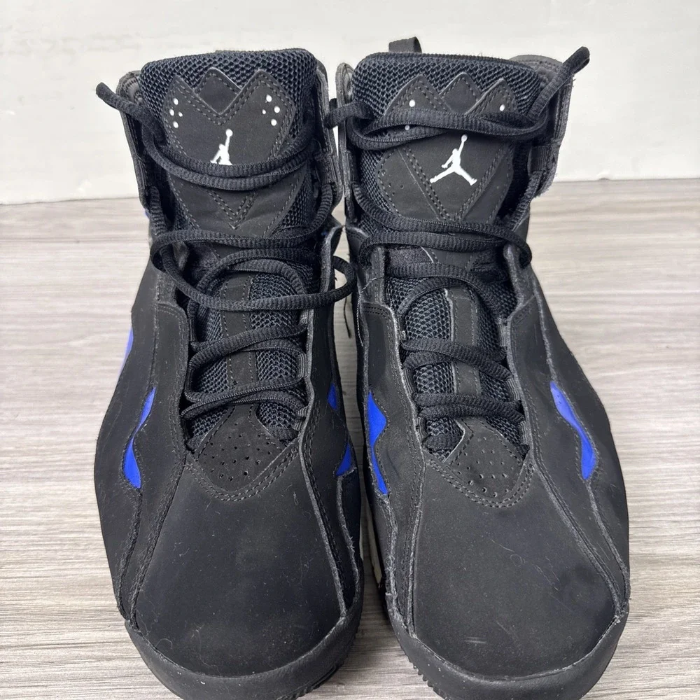 Jordan Flight 45 342964-042‎ Black Royal Blue Men's Size 11 Basketball Shoes